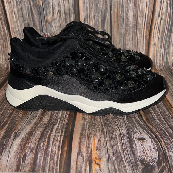 Ash Black Muse Beaded Chunky Sneakers 370049 37M - Picture 4 of 10